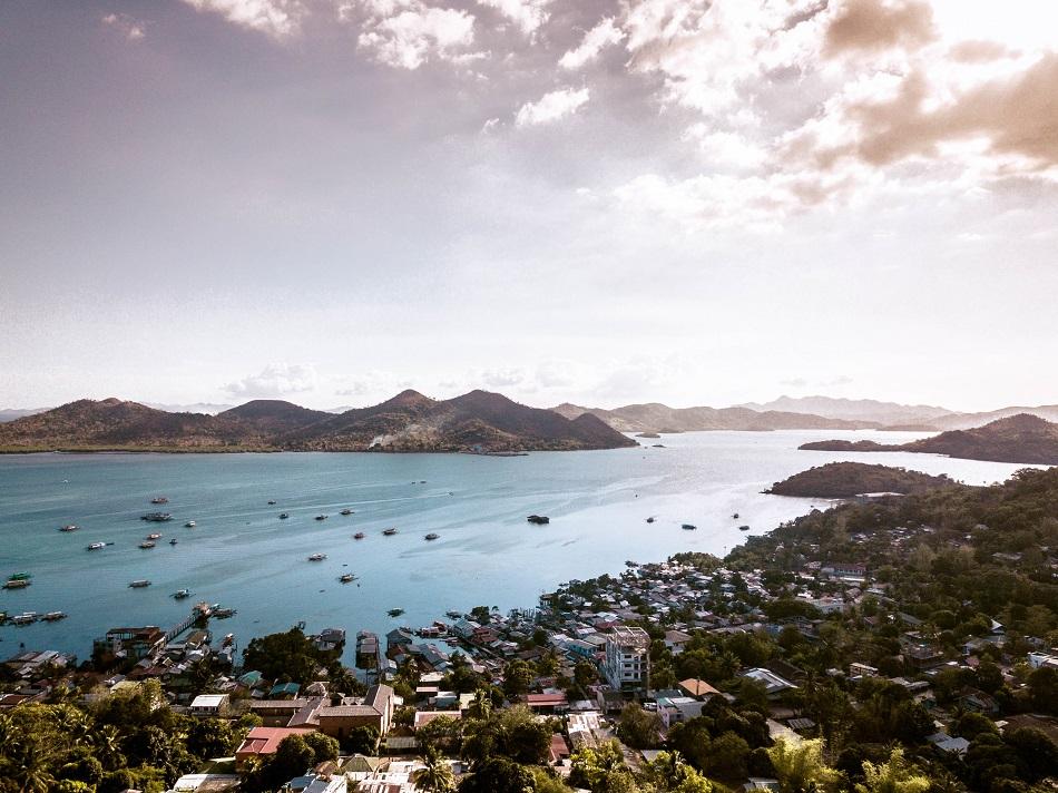 Mt. Tapyas, Coron view over Coron Bay