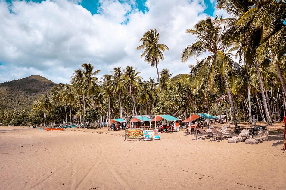 Nagtabon Beach in Puerto Princesa, Palawan