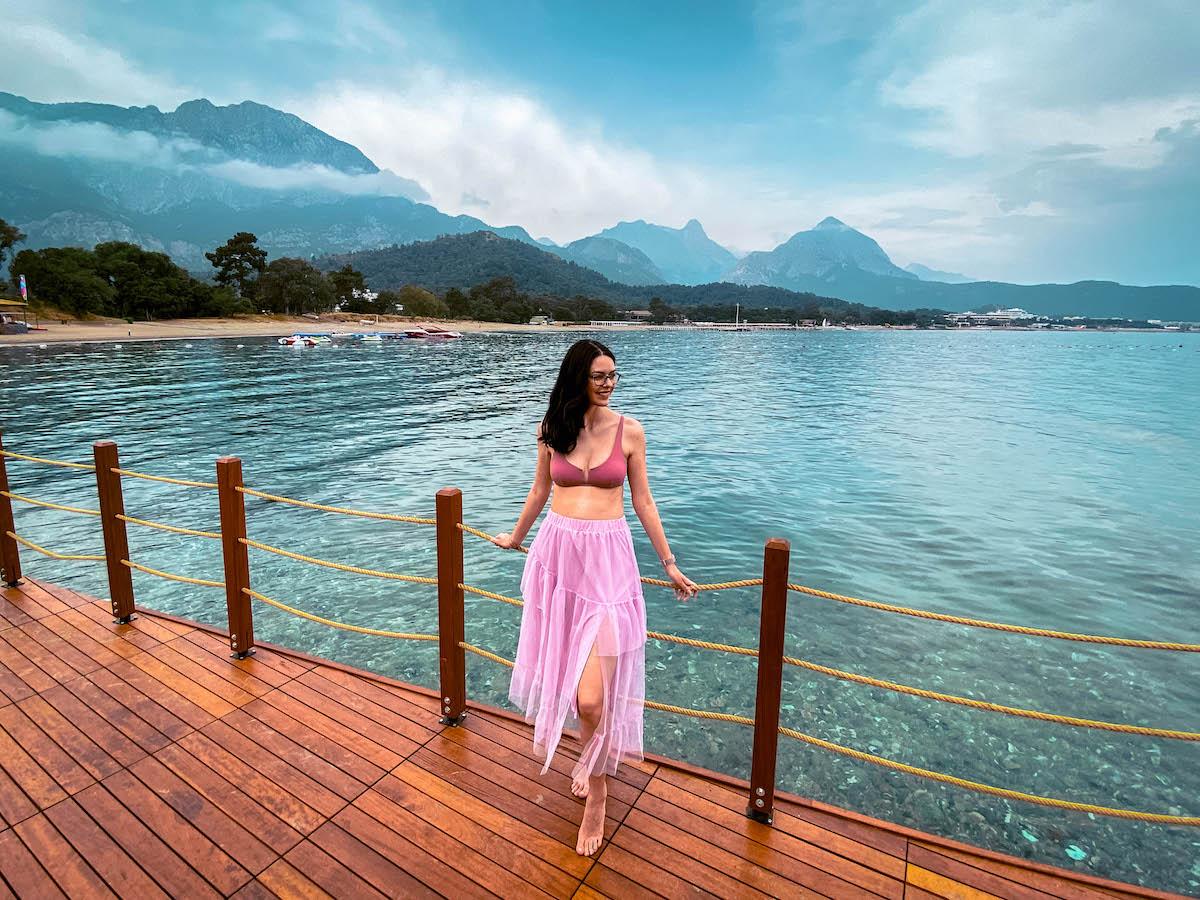 Ng Phaselis Bay Hotel Antalya wooden dock