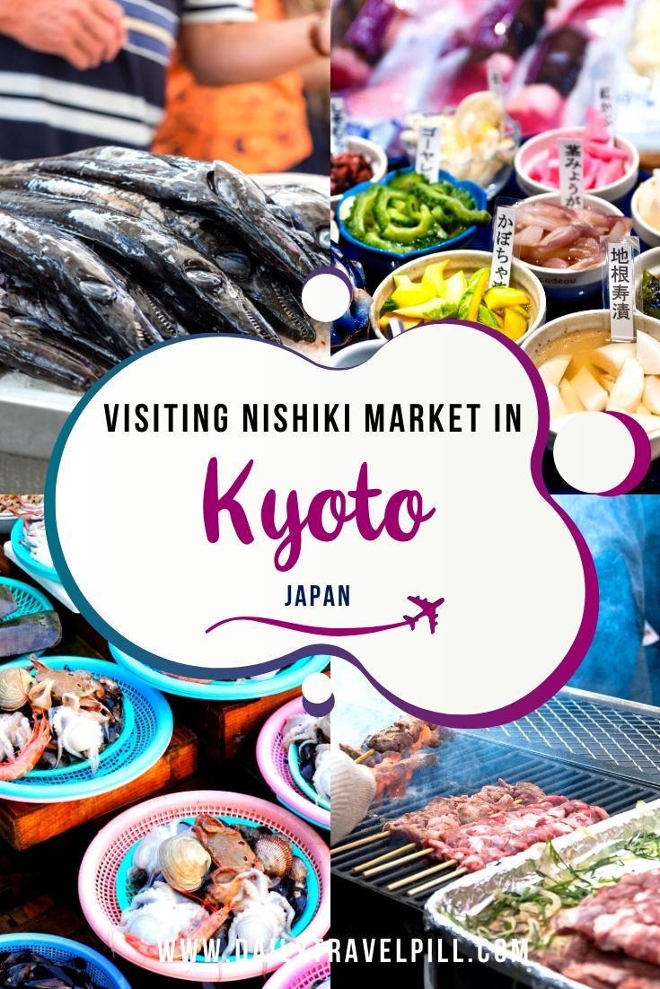 Nishiki Market and Teramachi Street in Kyoto