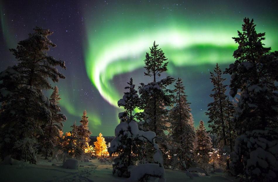Northern Lights in Lapland, Finland