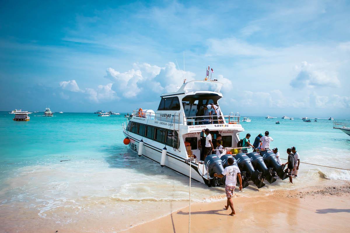 boat from Bali to Nusa Lembongan