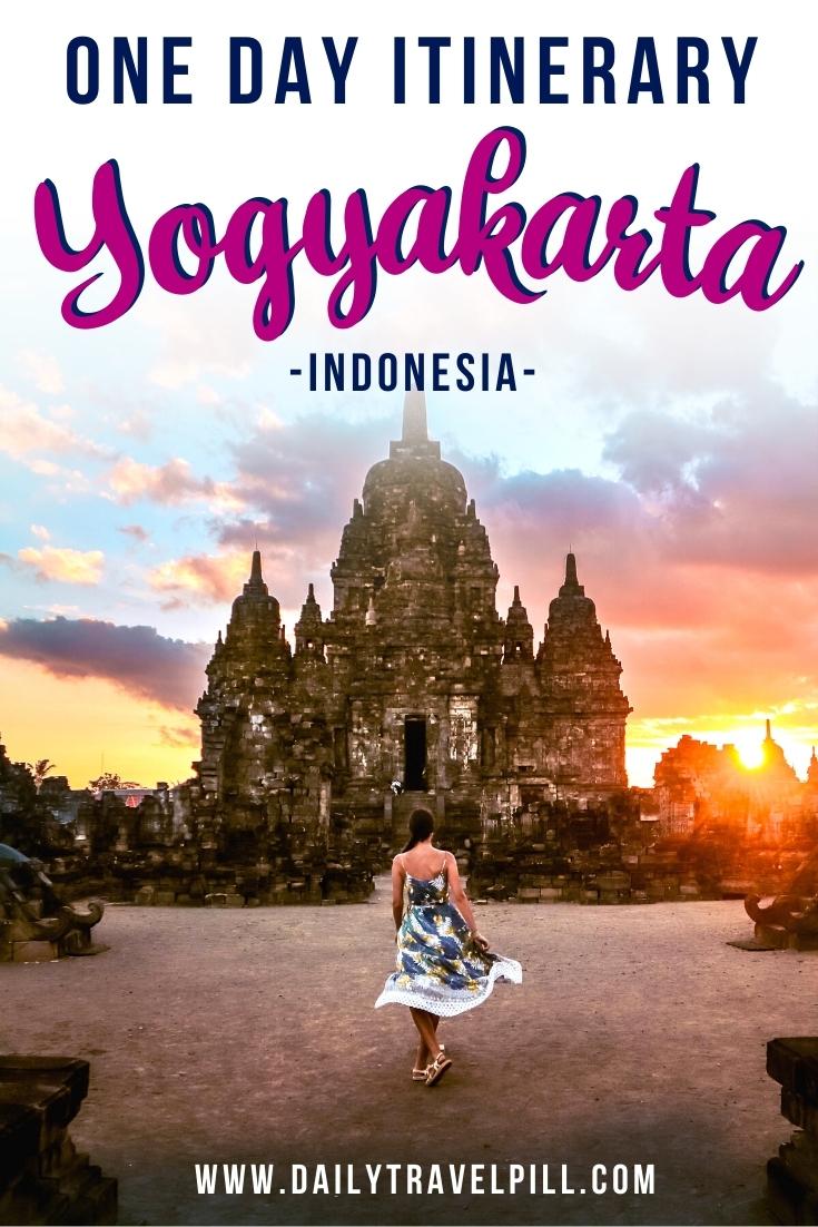 how to spend one day in Yogyakarta - itinerary