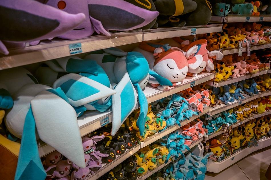 Osaka Pokemon Center plush toys