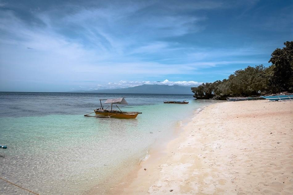 Boats at Paliton Beach Siquijor