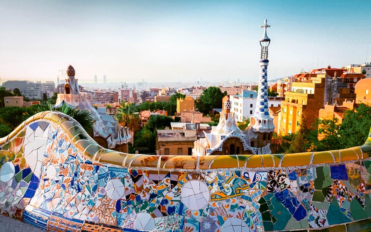 Park Guell Barcelona - most colorful destinations in the world, vibrant cities, colorful cities, colorful earth, vibrant places around the world