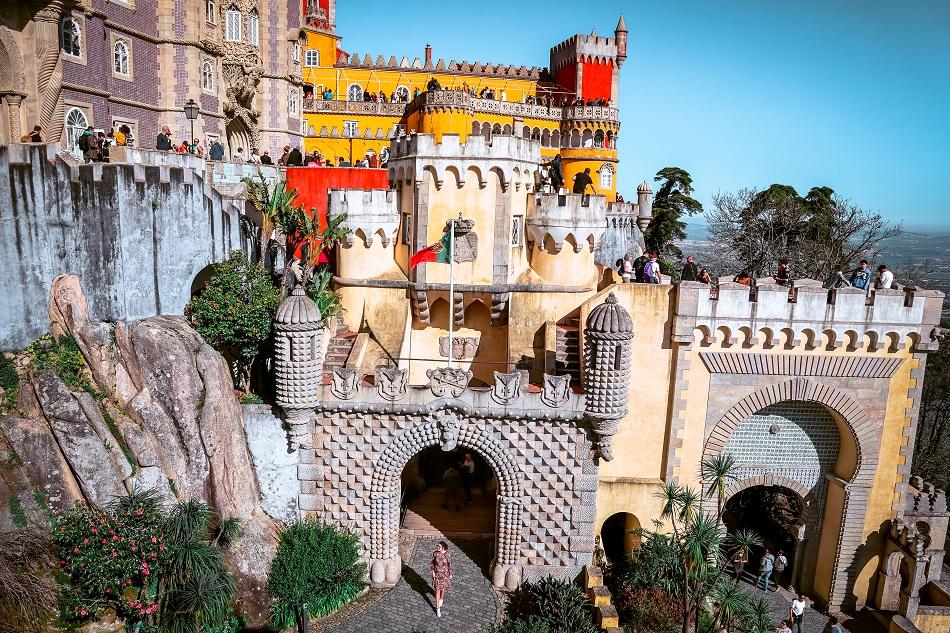 Entrance gate to Pena Palace, Sintra