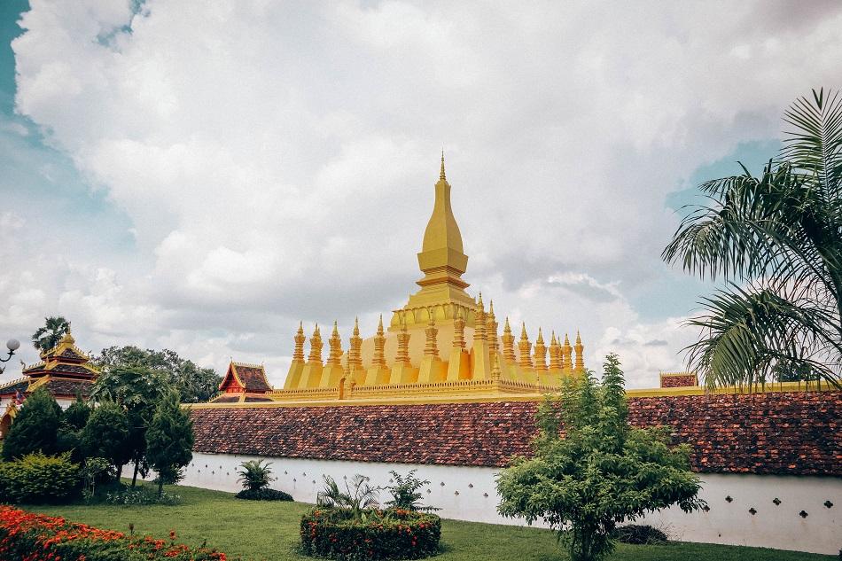 Pha That Luang Temple exterior, Vientiane