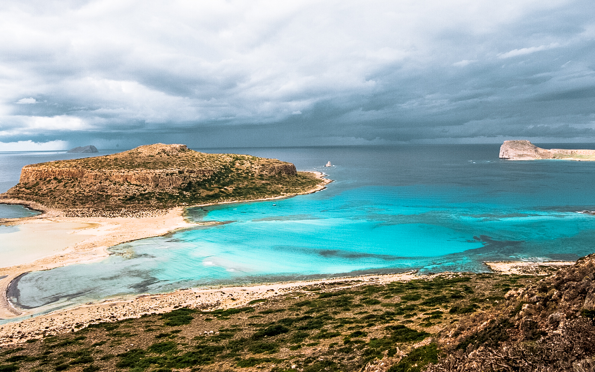 pink balos beach, pink beach crete, balos beach crete