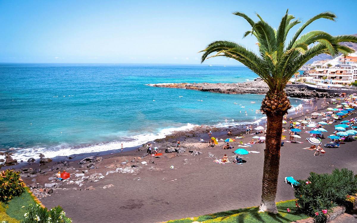 black sand beaches tenerife, playa de la arena tenerife
