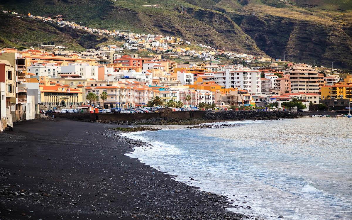 black sand beaches in tenerife, playa de punta larga, punta larga beach tenerife