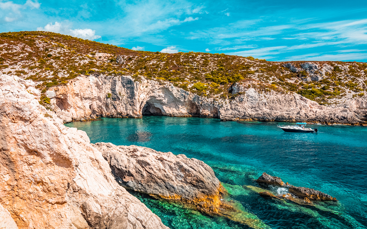 porto limnionas zakynthos, greece