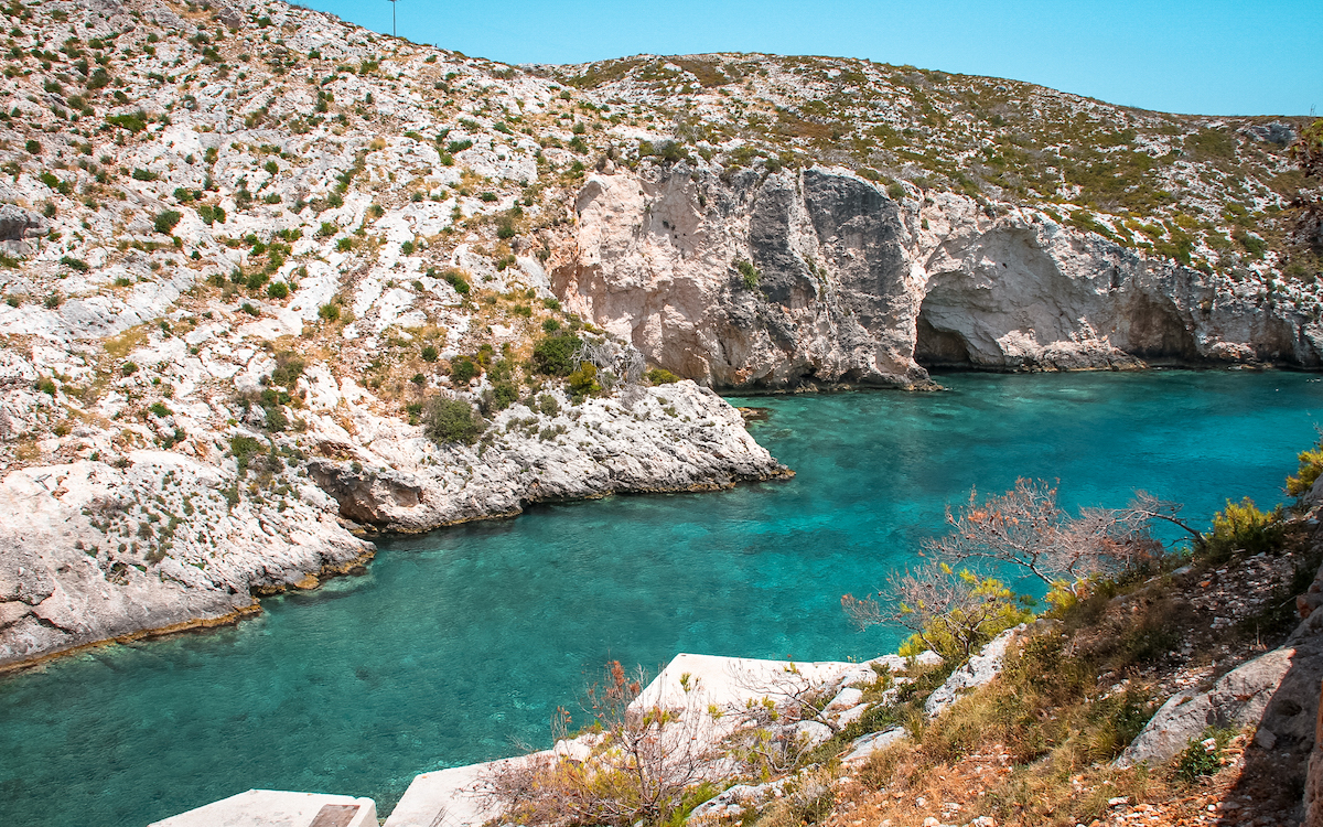 porto limnionas zakynthos, greece