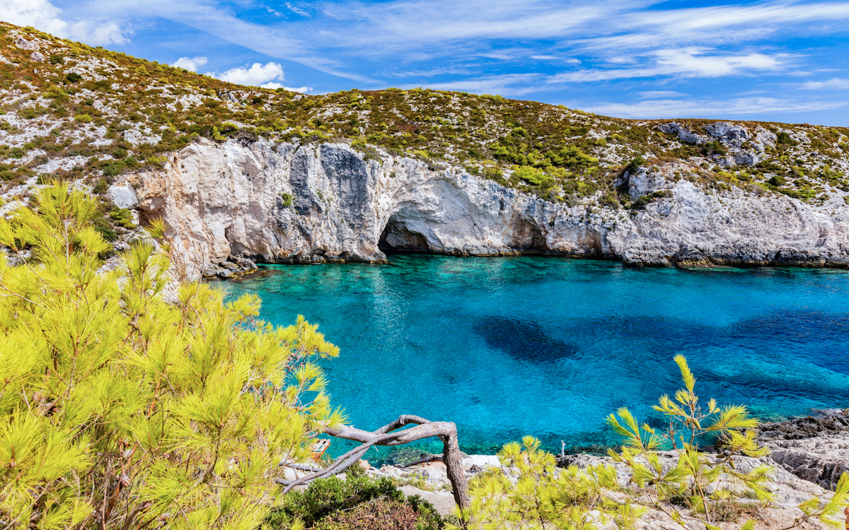 porto limnionas zakynthos, greece