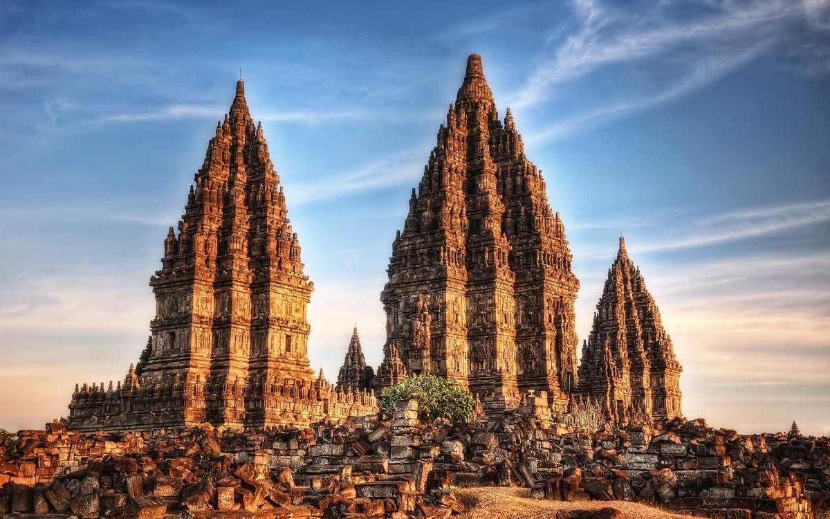 Sunset at Prambanan Temple, Yogyakarta