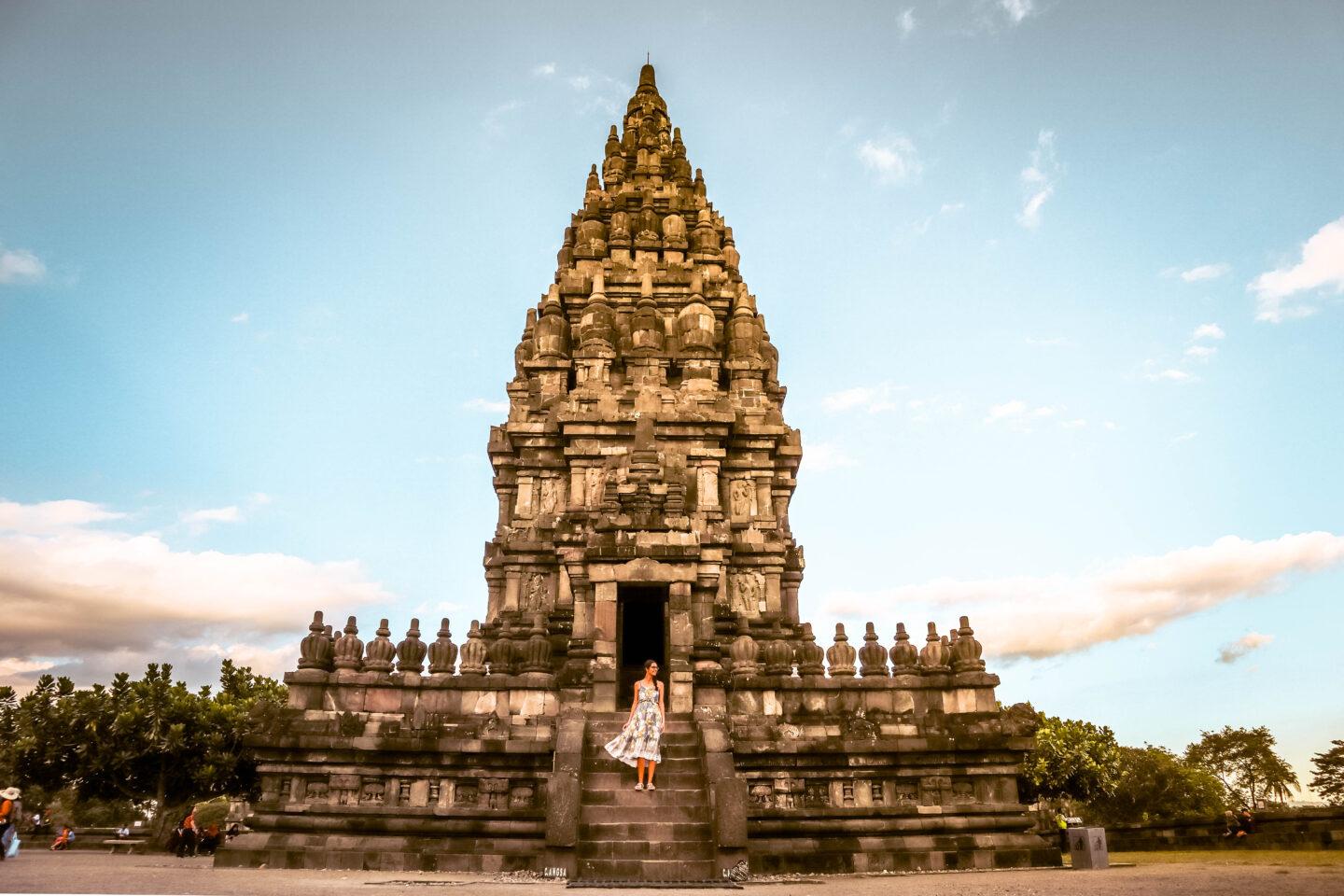 Prambanan Temple sunset Yogyakarta