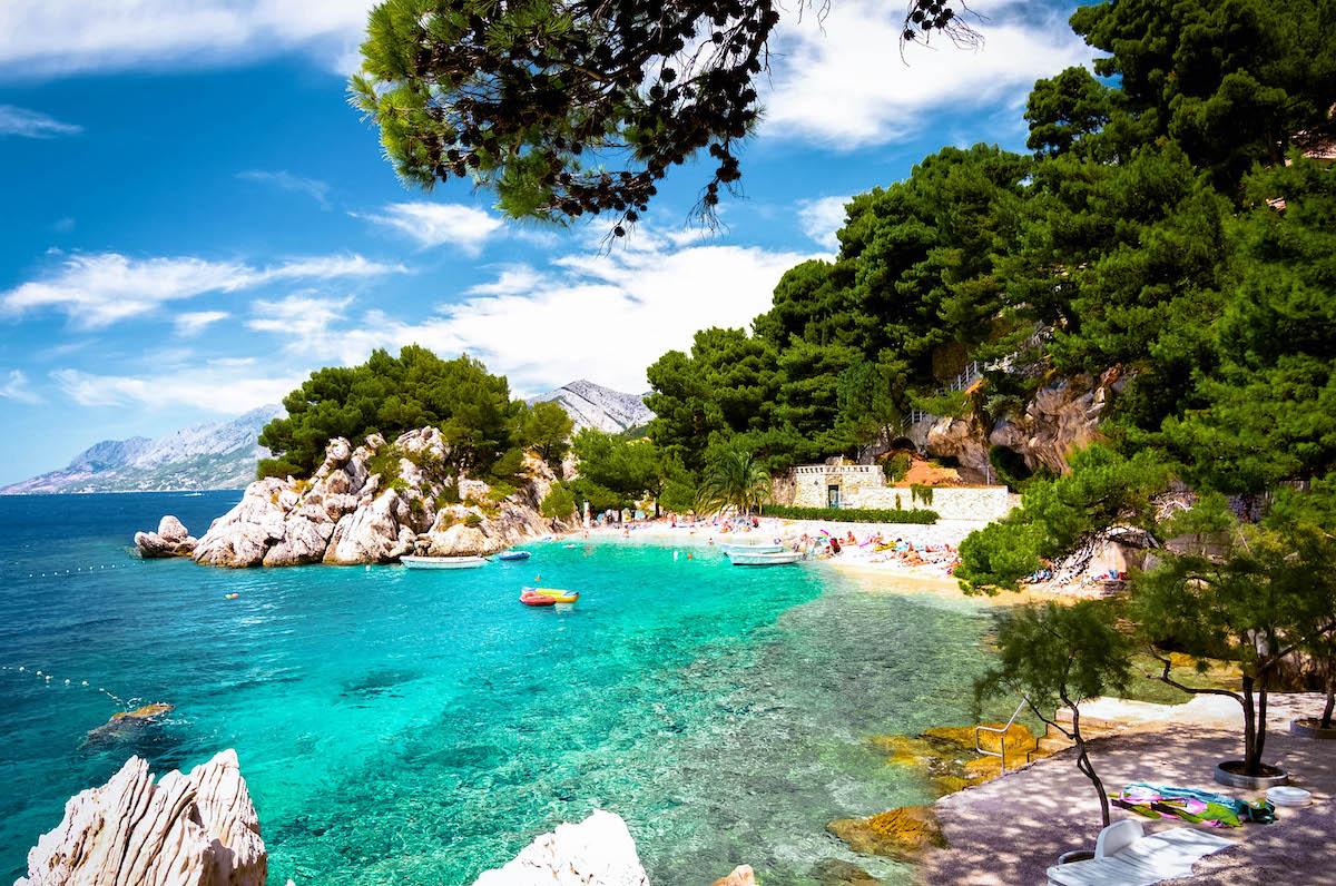 Punta Rata Beach Brela - best beaches in croatia, top beaches in croatia, most beautiful beaches in croatia, hidden beaches in croatia