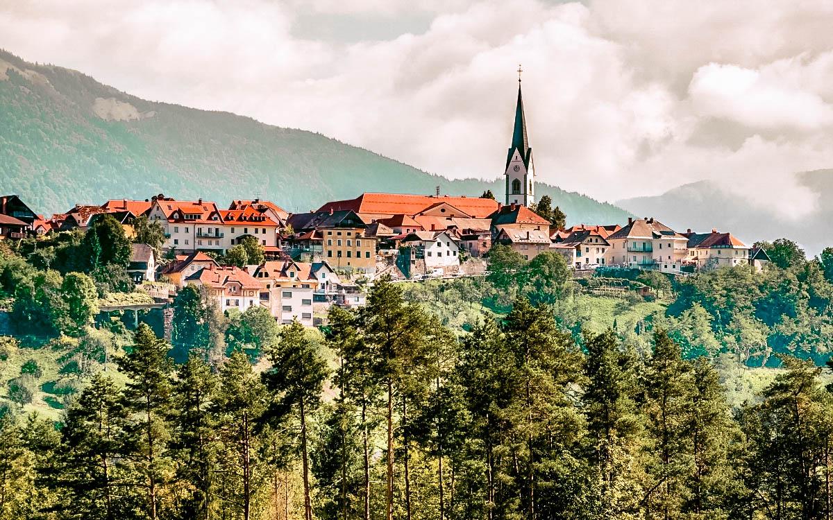 Radovljica Town panorama - hidden gems in Slovenia, off the beaten path, Slovenia off the beaten track, Slovenia secret places, Slovenia unique destinations, less known places in Slovenia
