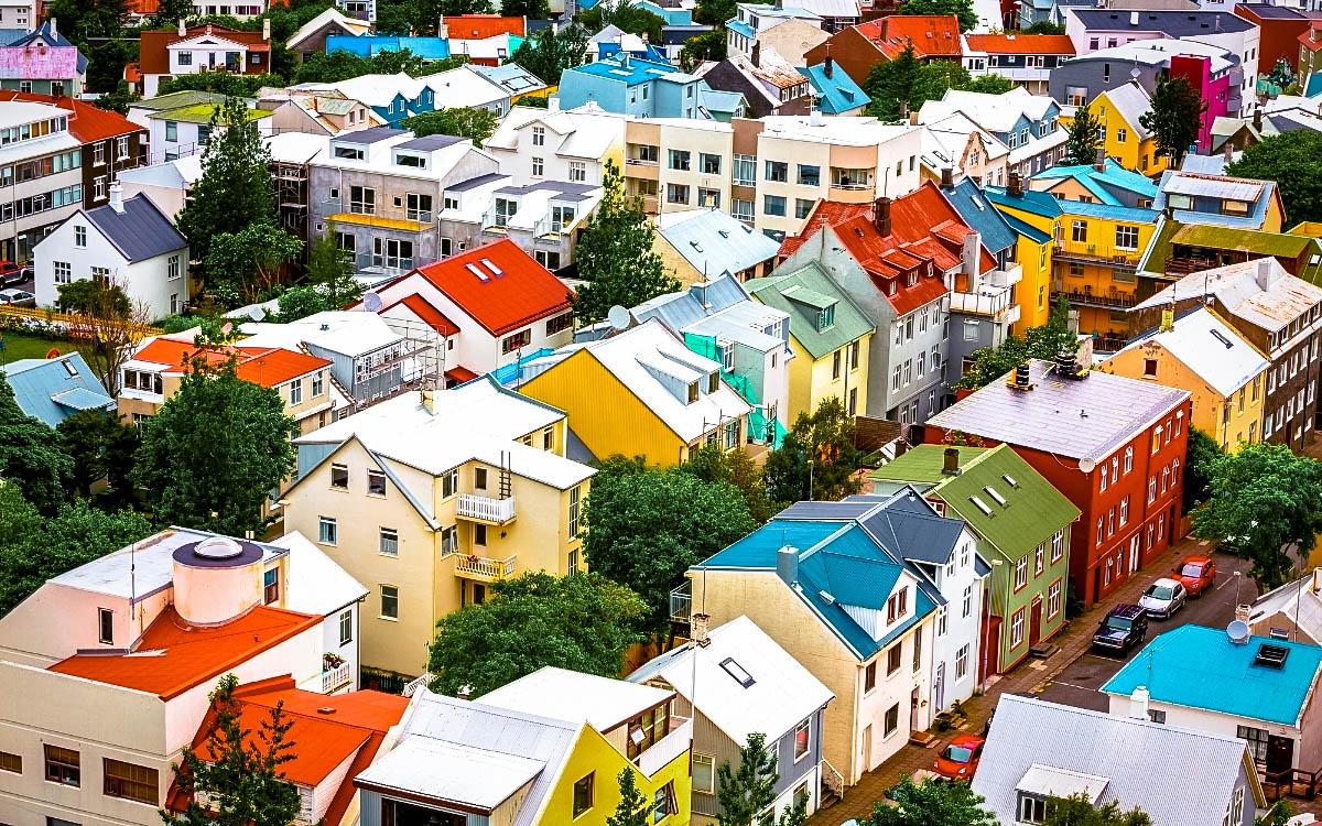 Reykjavik Iceland - most colorful destinations in the world, vibrant cities, colorful cities, colorful earth, vibrant places around the world