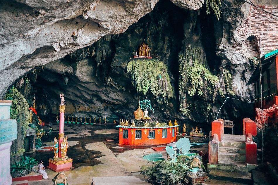 Entrance to Saddan Cave, Hpa An