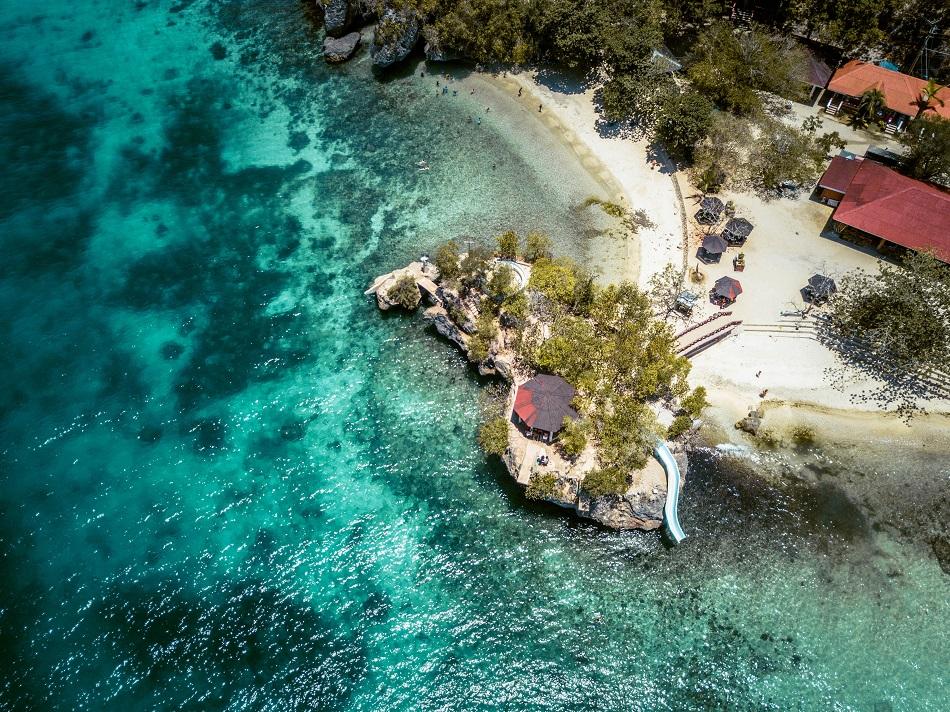 Salagdoong Beach Siquijor drone view