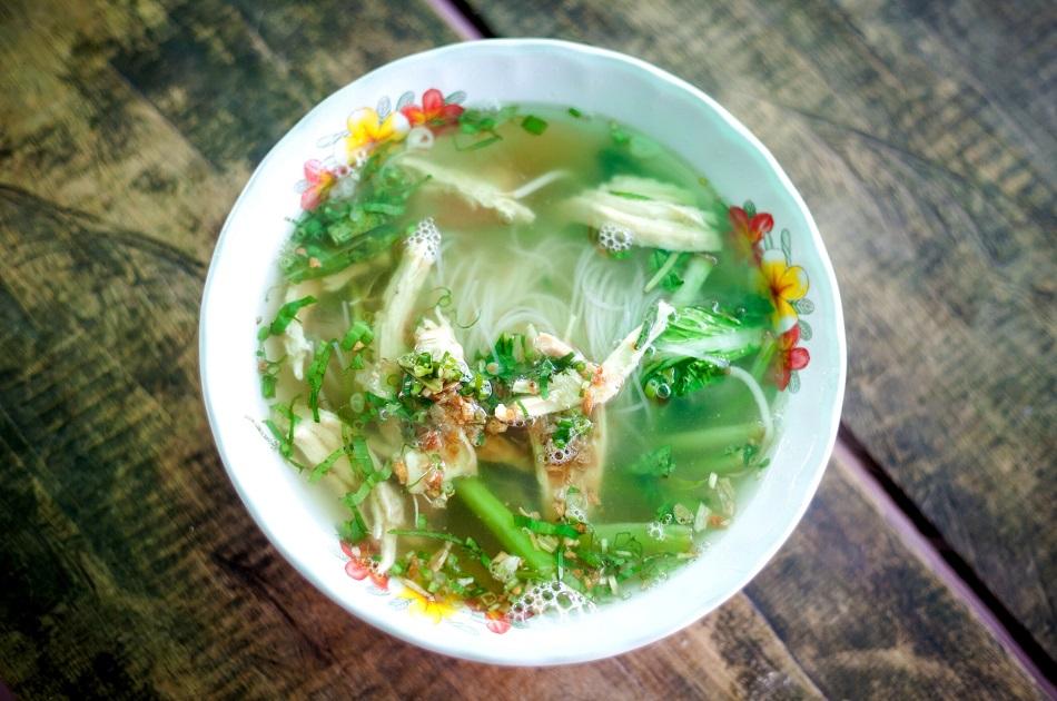 Samlor Kako soup - traditional dish in Cambodia