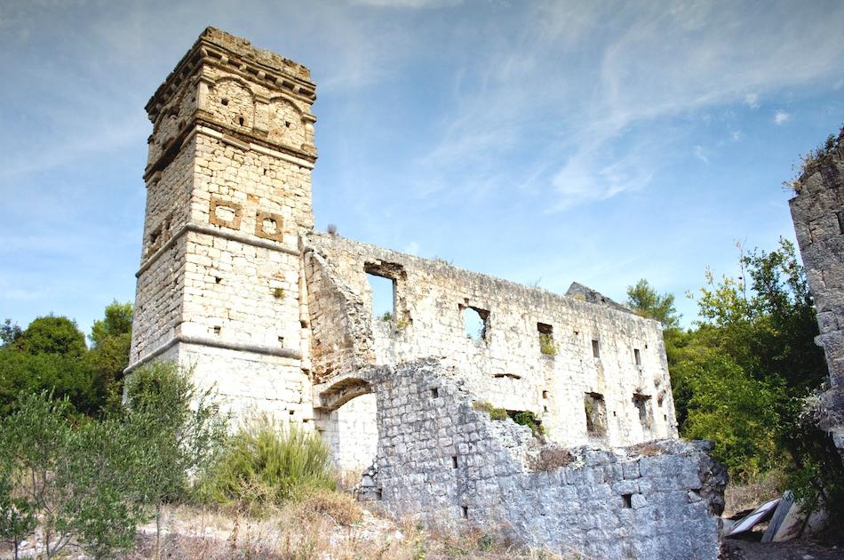 Old Church at Scedro Island Croatia