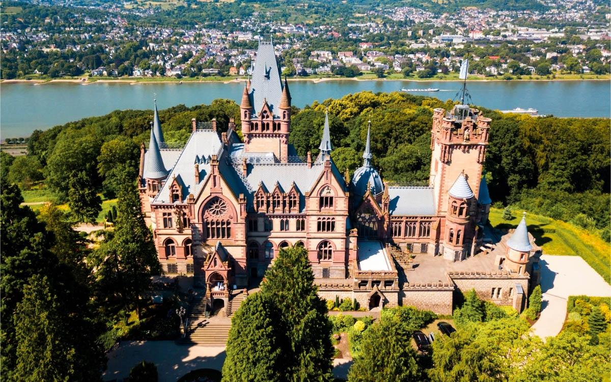 Schloss Drachenburg, Germany - the most beautiful castles in Europe, fairytale castles in Europe, top castles in Europe, must-visit castles in Europe. unique castles in Europe