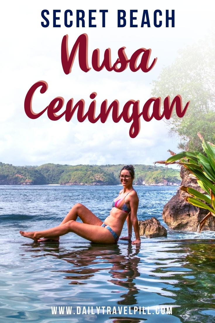 secret beach nusa ceningan, hidden beach nusa ceningan, best beach nusa ceningan, infinity pool nusa ceningan, villa trevally nusa ceningan