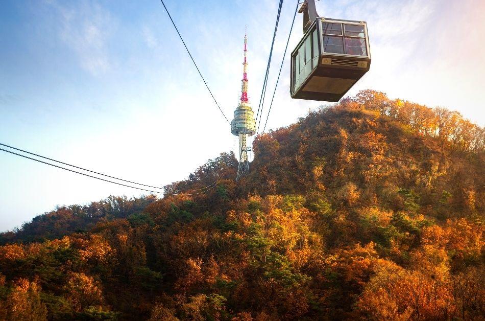 N Seoul Tower cable car