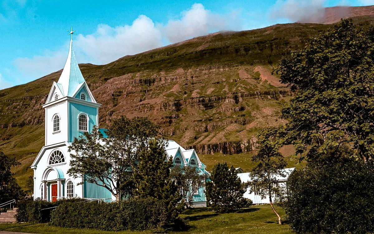 Blue Church Seydisfjordur