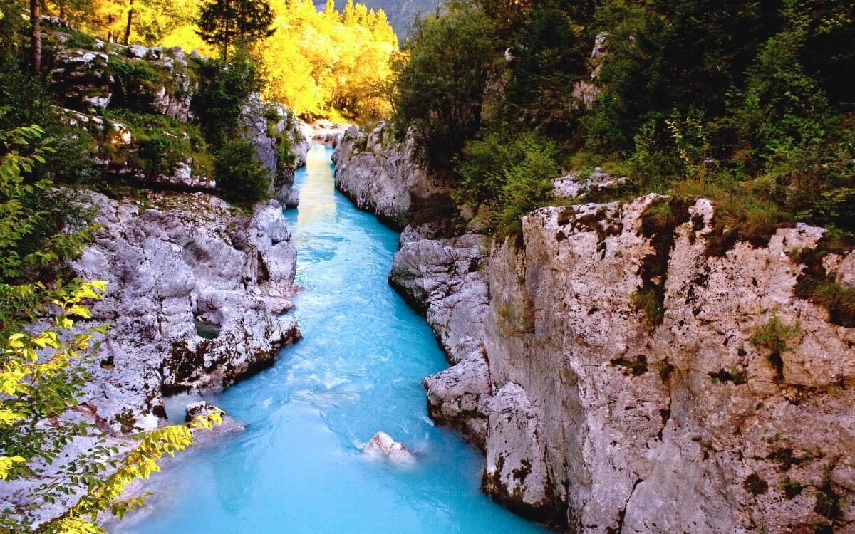 Soca River Slovenia - hidden gems in Slovenia, off the beaten path, Slovenia off the beaten track, Slovenia secret places, Slovenia unique destinations, less known places in Slovenia