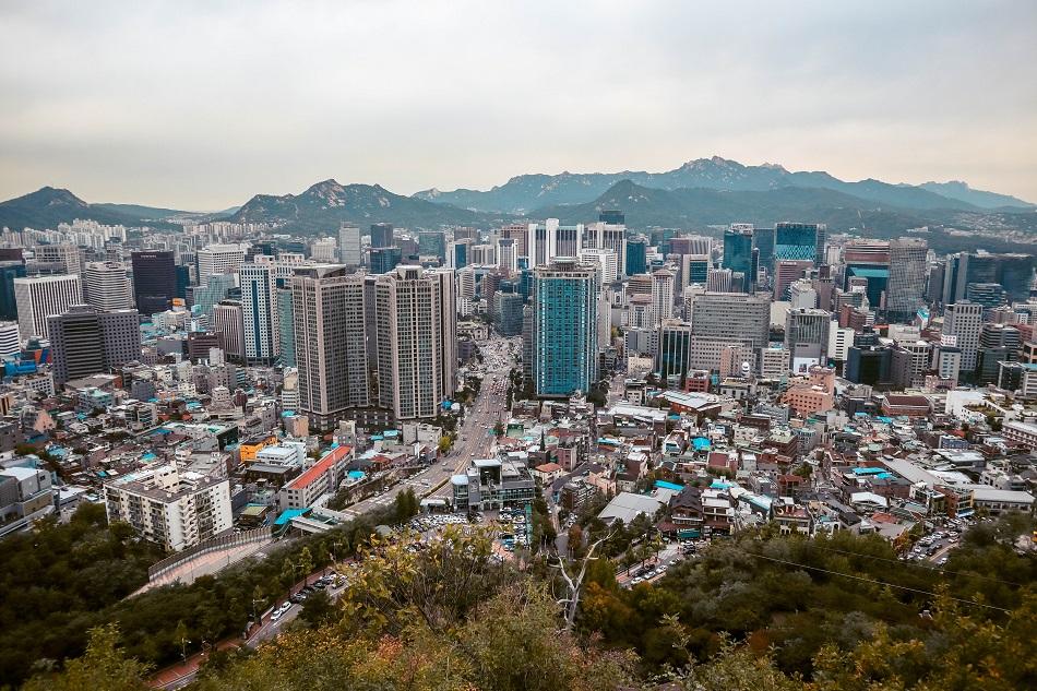Viewing platform at N Seoul Tower
