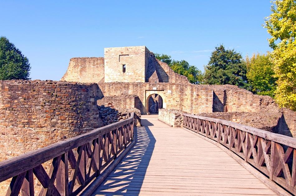 Suceava Fortress entrance
