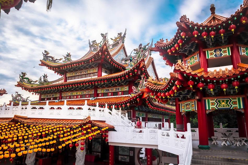 Girl at Thean Hou Temple, Luala Lumpur