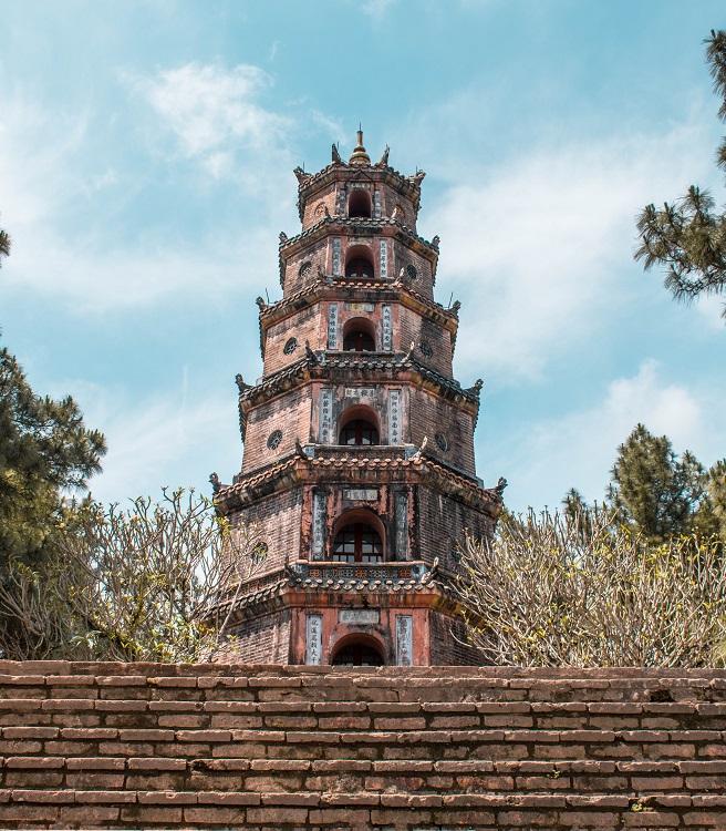 Thien Mu Pagoda front view