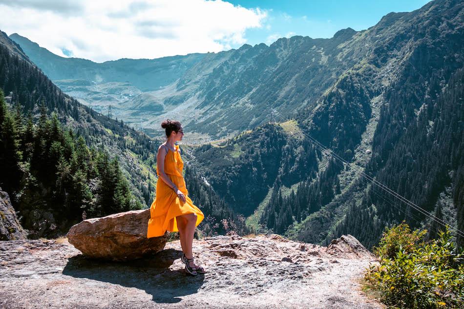 Transfagarasan Highway Romania viewpoint