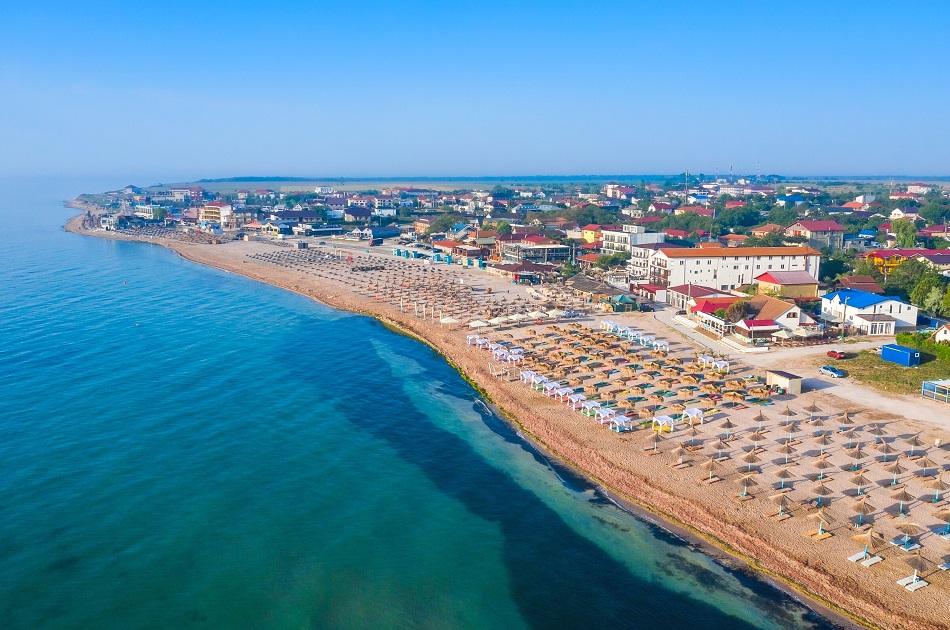 Vama Veche Beach Romania aerial view