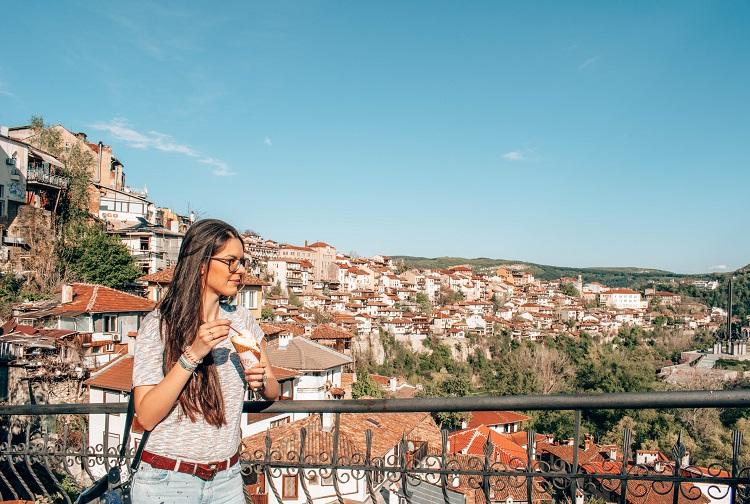 Veliko Tarnovo panoramic view