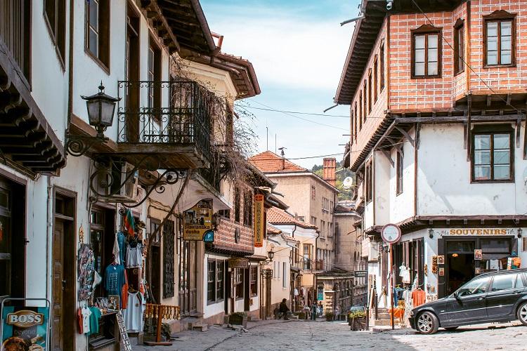 Veliko Tarnovo shopping street