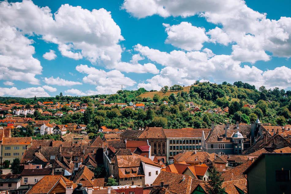 view of Sighisoara City Romania