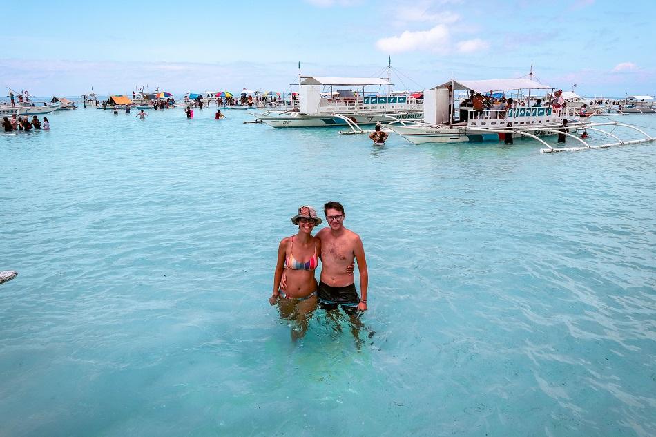 Couple at Virgin Island Panglao, Bohol