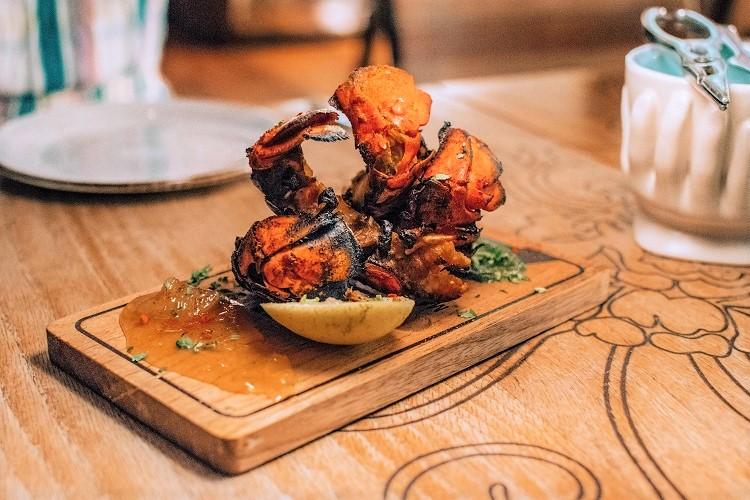 W Singapore Sentosa Cove Hotel restaurant main course