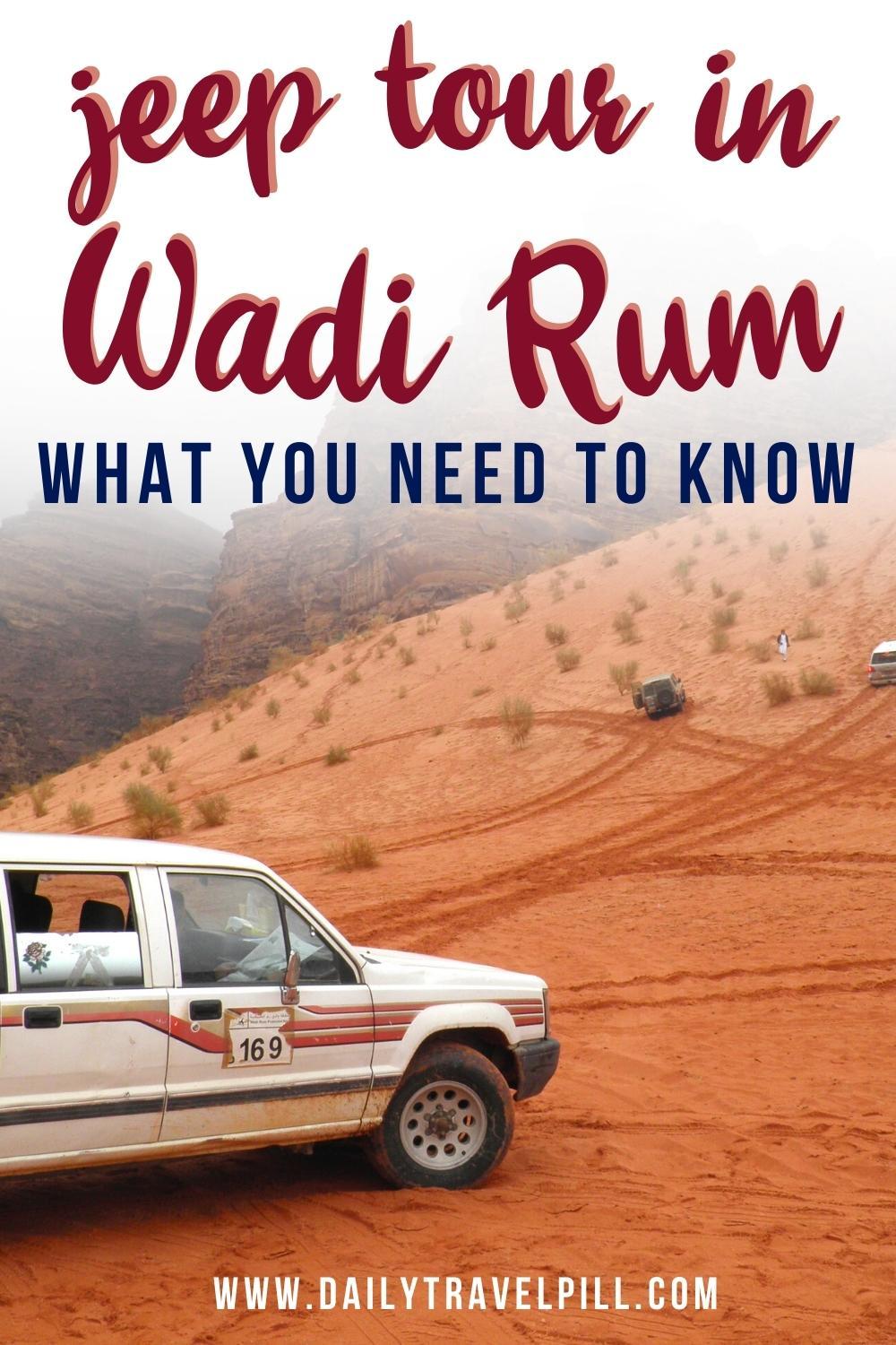 Wadi Rum jeep tour, wadi rum desert tour, wadi rum safari