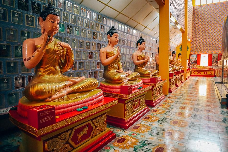 Wat Chaiyamangalaran Thai Buddhist Temple in George Town, Penang