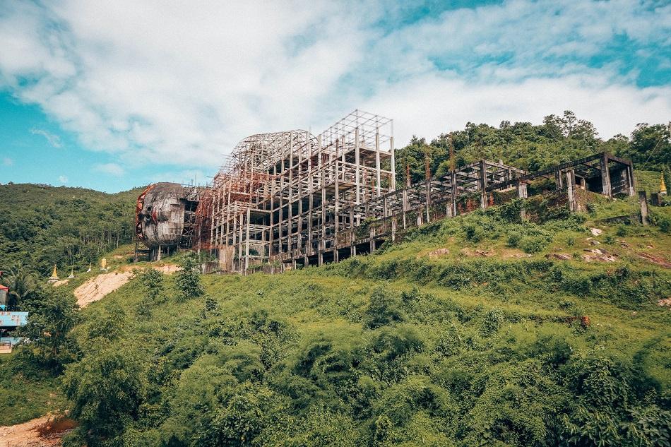 Win Sein Taw Ya - Biggest reclining Buddha in the world, near Mawlamyine