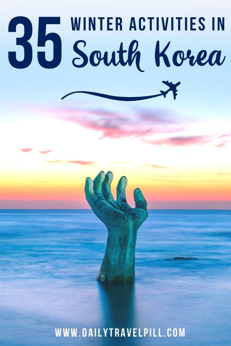 things to do in Korea in Winter, winter destinations in Korea, winter activities in South Korea