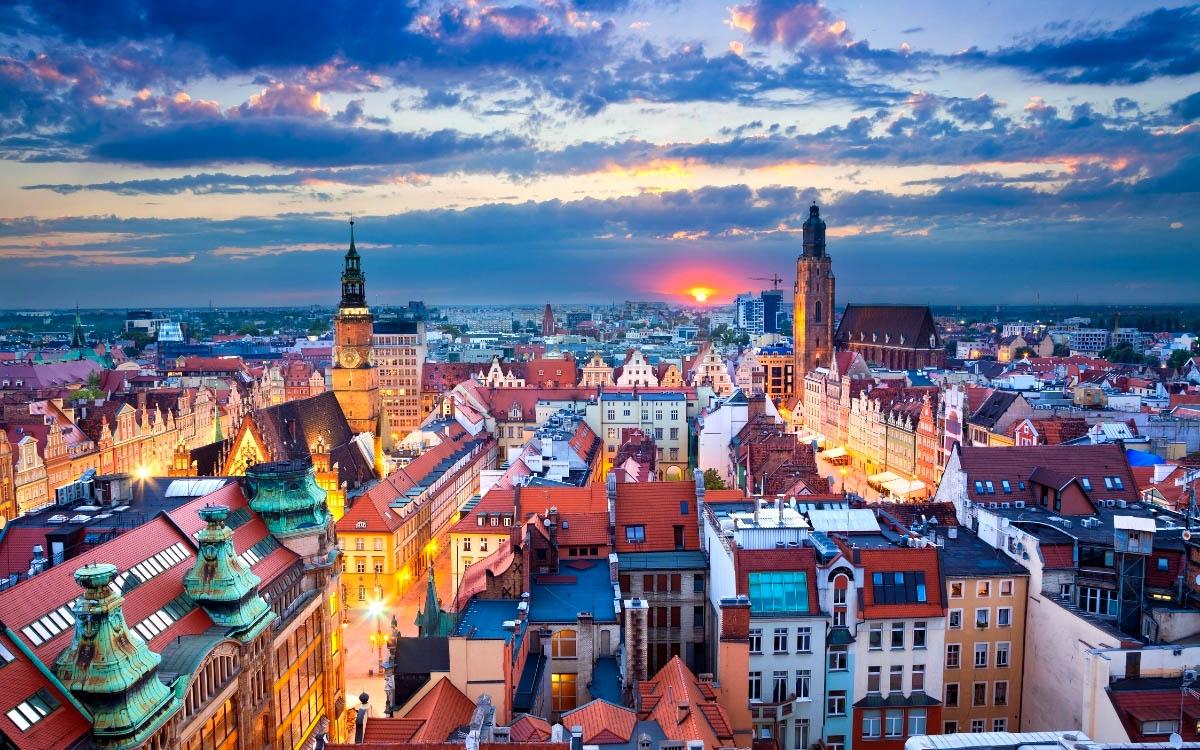 Wroclaw Poland colorful houses - most colorful destinations in the world, vibrant cities, colorful cities, colorful earth, vibrant places around the world