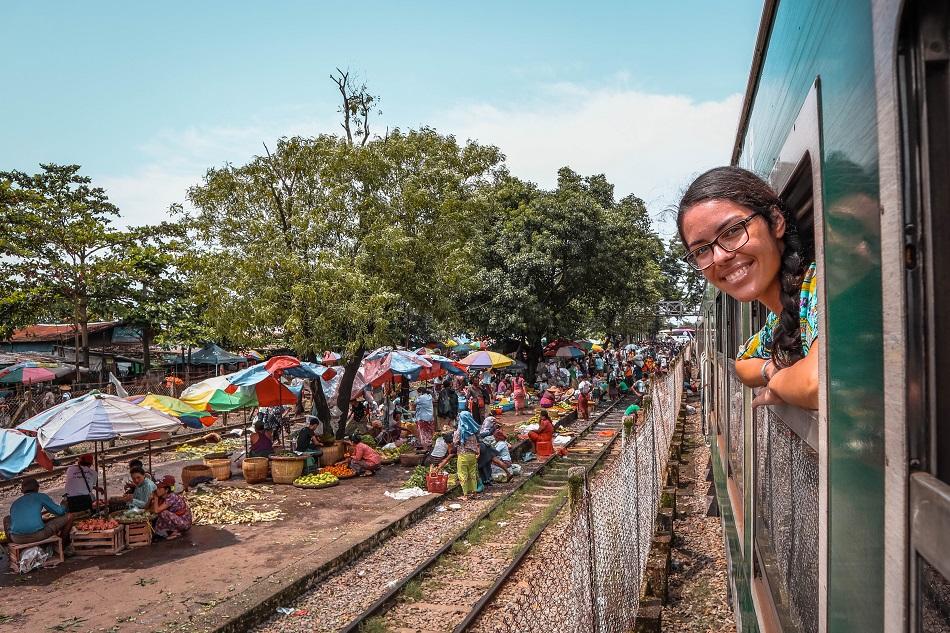 Riding the Yangon Circular Train