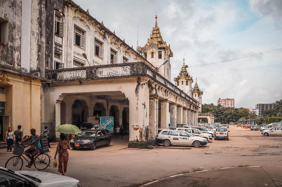 Yangon Circular Train central station